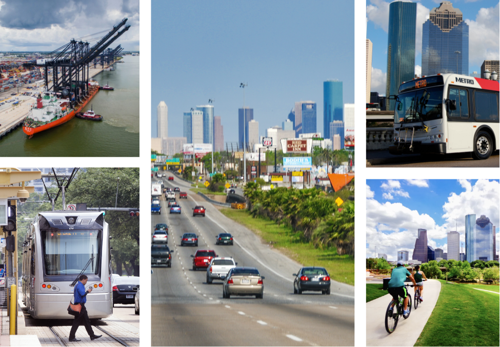 Houston Transportation Collage